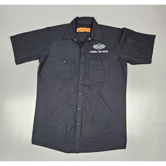 Boulevard Brewing Beer Kansas City MO Button-Up‎ Shirt Mens M. 30th Anniversary - Picture 2 of 7